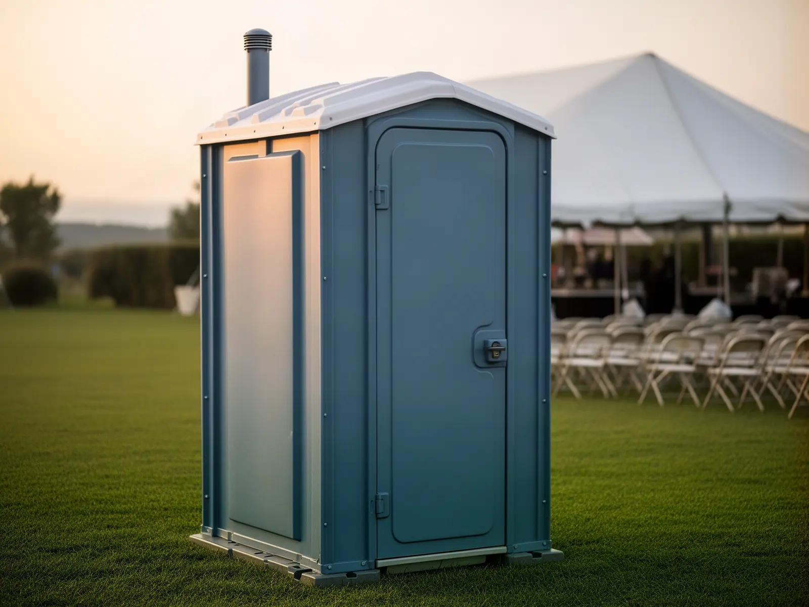 Clean porta potty unit from McCarthy Bros Porta Potty Rental in Garland, TX